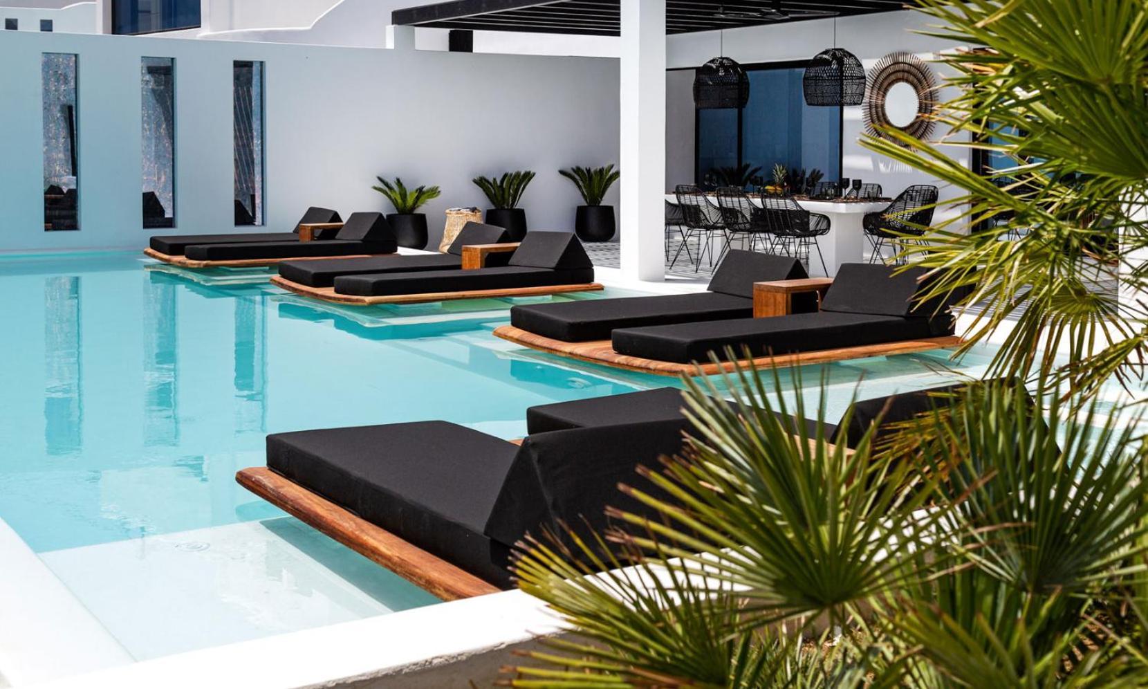 Psarou Black Villa 2 Exterior foto